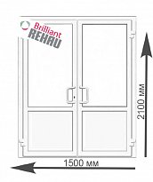 Дверь входная пластиковая Rehau Brilliant 70мм