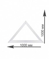 Треугольное окно 1000х1000 мм
